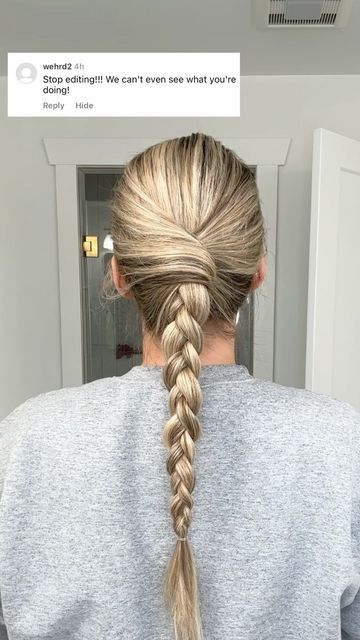 Lainey Ostrom on Instagram: "Hope this helps! Easy fix for a droopy braid! - #braidhack #hairhack #hairtutorialvideo #howtobraid #droopybraid #hairreelsinstagram #braidedhairstyles #diyhairstyle" Dutch Braid Hairstyles, Hair Hack, Dutch Braids, Braided Hair Tutorial, Work Hairstyles, Hair Videos Tutorials, Easy Hair, Hair Stylist Life, Braid Hairstyles