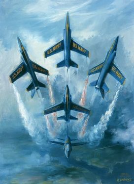 Us Navy Blue Angels, Angel Flight, Aviation Nation, Navy Art, Blue Angels, Angel Art, Art Blue, Blue Decor, Us Navy