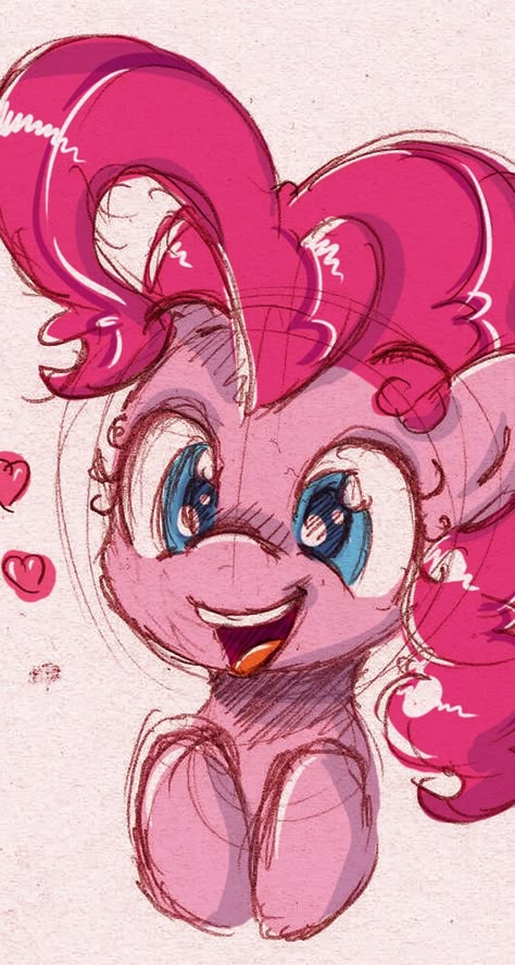 Pinkie Pie Drawing, Vi Cosplay, Disney Drawings Sketches, Creative Drawing Prompts, Art Drawings Sketches Pencil, Cute Doodles Drawings, La Face, My Little Pony Drawing, Scary Art