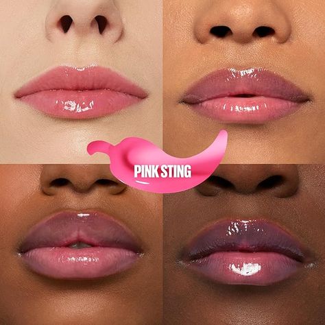 Amazon.com: MAYBELLINE Lifter Gloss Lifter Plump, Plumping Lip Gloss with Chili Pepper and 5% Maxi-Lip, Peach Fever, Peachy Nude Cream, 1 Count : Beauty & Personal Care Maybelline Swatches, Maybelline Lifter Gloss, Maybelline Lifter, Lifter Gloss, Plumping Lip Gloss, Lip Products, Lip Plumper, Chili Pepper, Maybelline