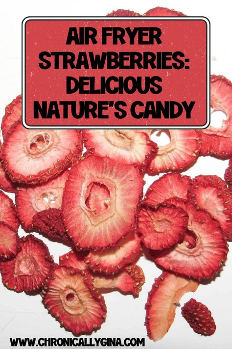 Crunchy on the outside, juicy on the inside – learn how to make irresistible air fryer strawberries with this simple recipe! Perfect for snacking, topping desserts, or adding a twist to breakfast bowls. Air Fryer Candy, Air Fryer Strawberries, Dehydrated Strawberries, Grandma Ideas, Food Reference, Strawberry Oatmeal, Strawberry Candy, Oven Canning, Dried Strawberries