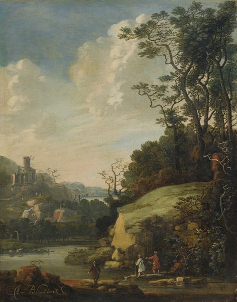 Landscape With Figures, Hilly Landscape, Masterpieces Painting, Thomas Gainsborough, Dutch Golden Age, Dutch Painters, Rural Landscape, Art Uk, Grand Palais