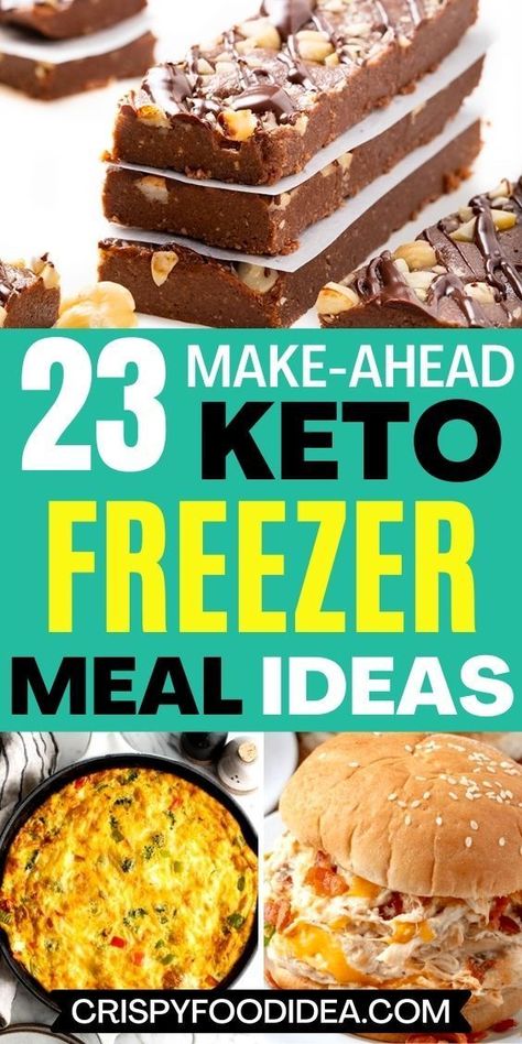 Keto Make Ahead, Keto Recipes Freezer Meals, Keto Meals Prep, Allergy Friendly Freezer Meals, Keto Freezer Meals Make Ahead Crock Pot, Meal Prep Ideas Keto, Keto Freezer Meal Prep, Low Carb Make Ahead Meals, Keto Make Ahead Meals