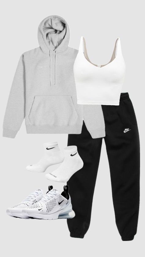 Nike Outfit, Cute Nike Outfits, Shoes Outfit Fashion, Casual Preppy Outfits, Trendy Outfits For Teens, Cute Lazy Day Outfits, Lazy Day Outfits, Cute Preppy Outfits, Easy Trendy Outfits