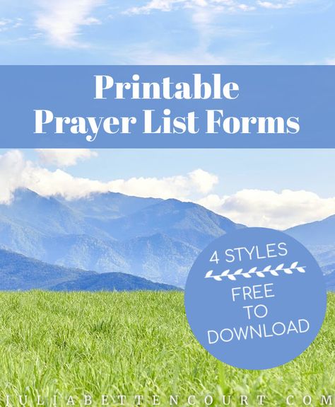 Julia Bettencourt Devotionals, Prayer List Printable, Julia Bettencourt, Salvation Prayer, Prayer For Church, Praying For Others, Printable Prayers, Prayer Group, Prayer List