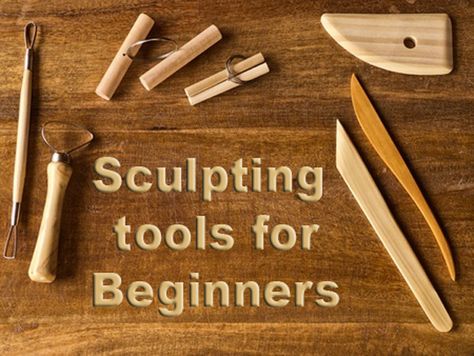 Sculpting Tools for Beginners Pottery For Beginners, Clay Sculpting Tools, Soap Sculpture, Improve Drawings, Sculpting Materials, Sculpting Tools, Sculpting Tutorials, Easy Pumpkin Carving, Pottery Store