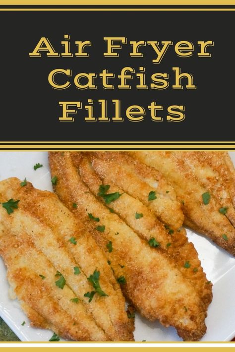 Air Fryer Catfish Fillets - Crispy Outside, Flaky and Flavorful Inside | Grace Like Rain Blog Air Fryer Catfish Fillets, Cooking Catfish, Air Fryer Catfish, Catfish Fillets, Air Fryer Recipes Low Carb, Air Fryer Fish Recipes, Air Fryer Recipes Breakfast, Air Fryer Recipes Snacks, Catfish Recipes