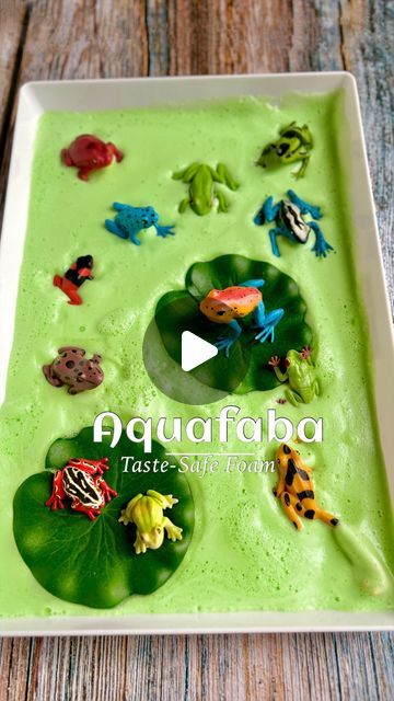 Anya Garcia | Montessori Homeschool Made Easy on Instagram: "🐸 FriYAY Foam Party Alert! 💬 Comment “play foam” for recipe details.   🥳 Gather ‘round—it’s Friday, and we’ve got the scoop on turning your day into a chickpea-infused, foam-tastic adventure!  Who needs a babysitter when you’ve got chickpeas and Aquafaba to keep your little energy balls entertained? 🤪💃   Imagine your little one so immersed in sensory play, hands exploring the foamy goodness with sheer joy and excitement!  Say goodbye to the “Mom, I’m bored” blues, and hello to the most epic and mess-free sensory playdate of the week!   Did you know chickpea water from a can (AKA Aquafaba) can whip up the most fantastic foam ever? It’s like the superhero of sensory play! 🦸‍♀️🛁   So, grab those chickpeas, whip up some Aquafa Chickpeas Sensory Play, Chickpea Foam Play, Aquafaba Sensory Play, Chickpea Foam, Foam Sensory Play, Chickpea Water, Play Foam, Aquafaba Recipes, Foam Party