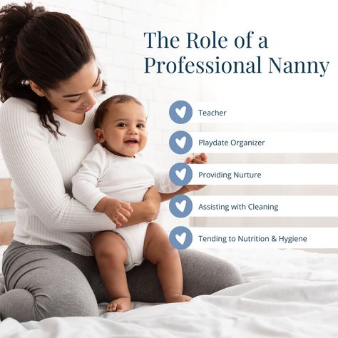 A professional nanny is more than a glorified babysitter. She goes above & beyond providing your child an opportunity to grow & learn daily! Doula Training, Postpartum Support, Amazon Baby, Postpartum Doula, Nursing Baby, Developmental Milestones, Multiplication For Kids, Emotional Skills, Newborn Care