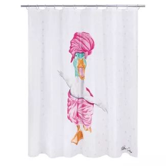 Shower Curtains : Target Duck Shower Curtain, College Bathroom, Shower Curtain White, Cute Shower Curtains, Funny Shower Curtains, Curtain White, Cool Shower Curtains, White Shower Curtain, Shower Curtain Rods