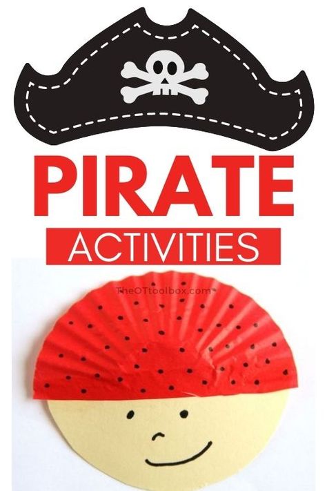 Motor Planning Activities, Occupational Therapy Interventions, Teletherapy Activities, Summer Lesson Plans, Exploration Activities, School Based Therapy, Therapy Interventions, Pirate Activities, Bilateral Coordination