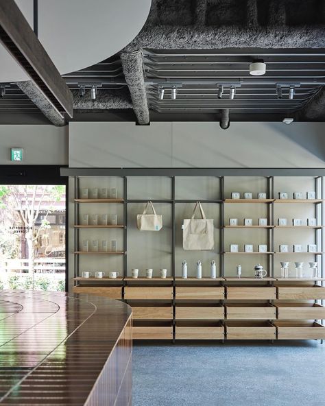 Keiji Ashizawa, Stackable Furniture, Urban Retreat, Tiled Coffee Table, Blue Bottle Coffee, Pharmacy Design, Built In Furniture, Banquette Seating, Workspace Inspiration