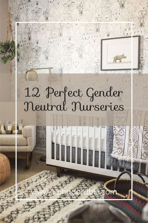 Gender Neutral Nurseries, Nursery Ideas Boy, Nursery Themes Neutral, Neutral Nurseries, Kindergarten Wallpaper, Baby Room Organization, Baby Room Themes, Baby Room Neutral, Baby Nursery Neutral