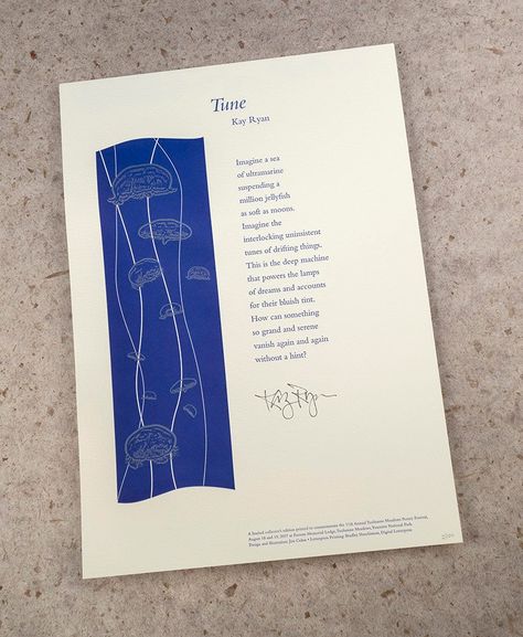 Kay Ryan “Tune” broadside Broadside Poster, Poetry Book Design, Poem Design, Poetry Design, Poetry Magazine, Yearbook Layouts, Magazine Ideas, Type Inspiration, Poetry Book