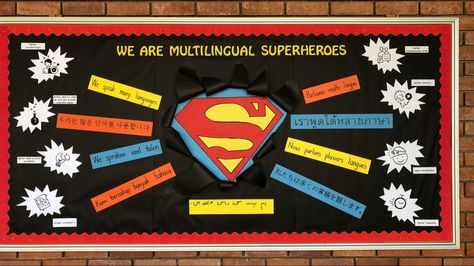 Dual Language Bulletin Board Ideas, Multilingual Bulletin Board, Bulletin Boards, Bulletin Board