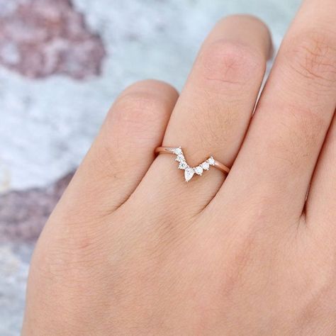 Band Ideas, Moissanite Wedding Band, Rose Gold Wedding Bands, Moissanite Wedding Bands, Wedding Band, Wedding Bands, Our Wedding, Rose Gold, Ships