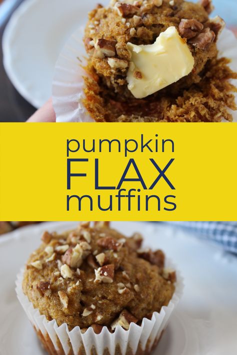 Flax Seed Muffins Keto, Flax Seed Flour Recipes, Flax Seed Recipes Keto, Ground Flax Recipes, Recipes Using Flax Seed, Pumpkin Flaxseed Muffins, Recipes With Flax Seed, Ground Flax Seed Recipes, Flax Meal Muffins