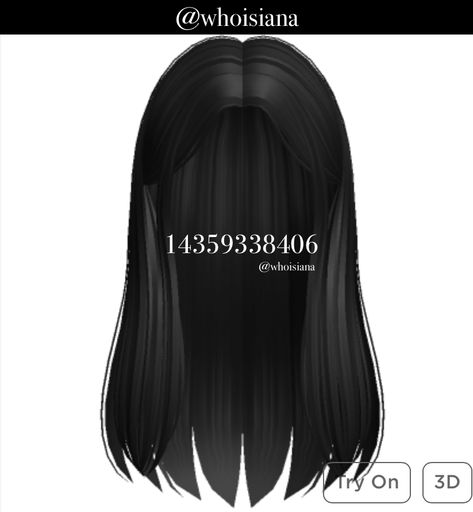 Roblox Rizz, Berry Avenue Codes Black Hair, Berry Avenue Black Hair Codes, Roblox Black Hair Codes, Black Hair Codes For Berry Ave, Berry Avenue Hair, Hsl Codes, Long Straight Black Hair, Roblox Hair