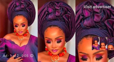 Step by step beginners guide on how to achieve the centre knot gele. Beginners Guide, Love This, Knot, Step By Step, Dreadlocks, I Love, Hair Styles, Hair, Beauty