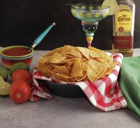 Homemade Baked or Fried Tortilla Chips - Ready in Minutes - Flour Child Organic Corn Tortillas, Gluten Free Tortilla Chips, Fried Tortilla Chips, Baked Tortilla Chips, Homemade Tortilla, Homemade Corn Tortillas, Homemade Tortilla Chips, Fried Tortillas, Hot Chip