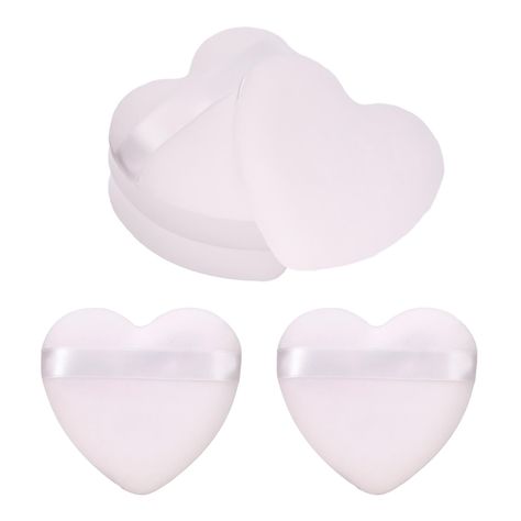 PRICES MAY VARY. PERFECT MAKEUP TOOL : This heart-shaped sponge is suitable for applying makeup around the eyes and other hard-to-reach corners. The special design keeps the puff from getting too much powder, helping you save more powder. FACE & BODY APPLICATOR: You can use it whether you have oily skin, normal skin, dry skin or combination skin. It can also be used as a face puff, body puff or bath puff. SOFT & WASHABLE: This make-up puff is made of high quality flannel and sponge, very soft an Powder Face, Powder Puffs, Makeup Puff, Applying Makeup, Under Eyes, Makeup Tool, Normal Skin, Powder Puff, Fashion Toys