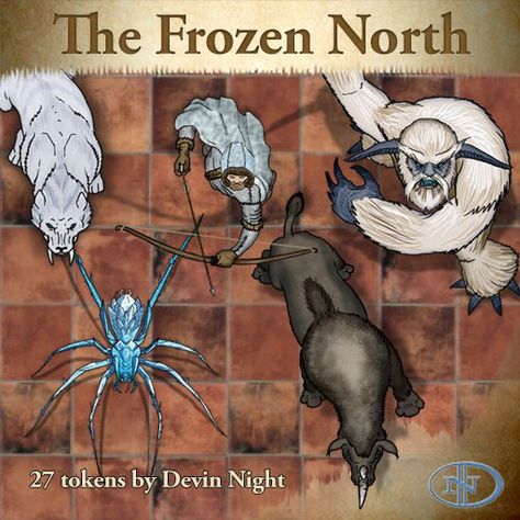 DN Token Pack #24 Dnd Tokens, Bear Spirit, Virtual Tabletop, Humanoid Creatures, Top Game, Fantasy Creatures, Moose Art, Frozen, Humanoid Sketch