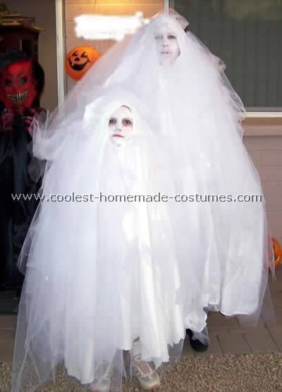 Coolest Homemade Ghost Costume Ideas                                                                                                                                                                                 More Toddler Ghost Costume, Ghost Costume Kids, Illusion Costumes, Ghost Halloween Costume, Creepy Ghost, Ghost Costume, Homemade Halloween Costumes, Hallowen Costume, Homemade Costumes