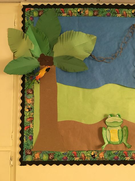 Coconut tree bulletin board. Summer. Tree Bulletin Board, Bulletin Board Tree, Coconut Tree, Bulletin Boards, Bulletin Board, School Stuff, Coconut, Education