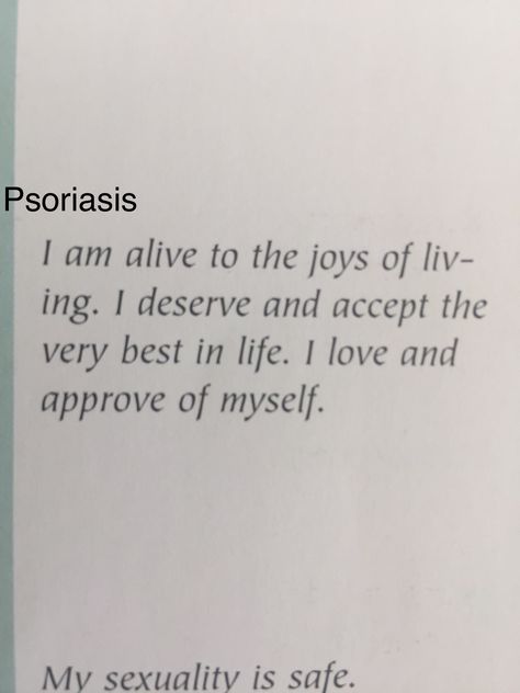 From You Can Heal Your Life by Louise Hay Louise Hay You Can Heal Your Life, Louisa Hay, I Am Alive, Louise Hay, Daily Positive Affirmations, I Deserve, Positive Affirmations, Self Care, Affirmations