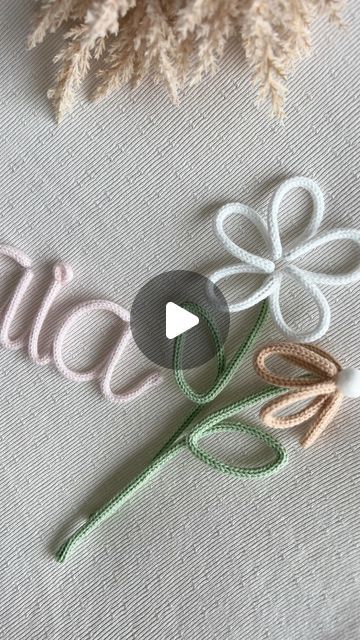 Knitting Machine Flowers, Knitting Icord, Knitted Letters, Knitted Art, Free Printable Letter Templates, Knitted Wire Art, Knitted Wire Words, Flowers Knitting, Printable Letter Templates