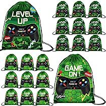 Video Game Party Favors, Gaming Party, Gamer Party, Book Notebook, Video Game Party, Go Game, Bags Game, Game Party, Green Toys