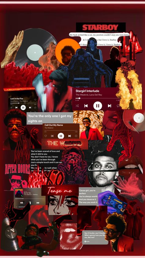 The Weeknd Album Cover Collage, The Weeknd Wall Collage, The Weeknd Aesthetic Collage, Song Artist Wallpaper, The Weekend Collage, The Weeknd Collage Wallpaper, The Weeknd Album Cover Wallpaper, Weeknd Wallpaper Aesthetic, Die For You