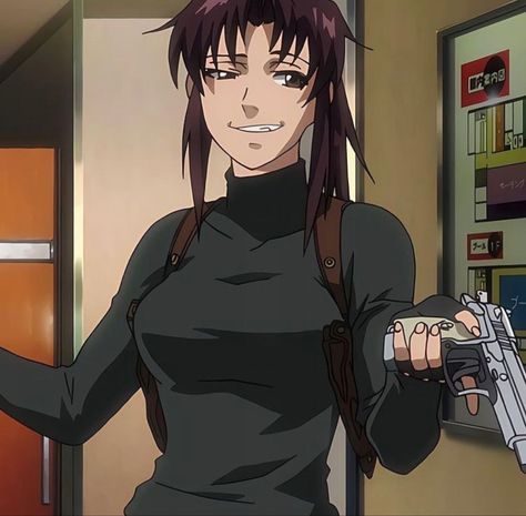 Black Lagoon Revy Wallpapers, Black Lagoon Anime Revy, Black Lagoon Aesthetic, Revi Black Lagoon, Revy Black Lagoon Icon, Revy Pfp, Black Lagoon Pfp, Revy Black Lagoon Pfp, Anchovy Pizza