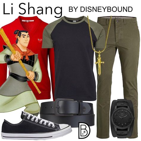 Mulan Outfit, Li Shang, Disney Princesses And Princes, Disney Bound Outfits, Disney Inspired Outfits, Disney Artwork, Movies Outfit, Cardigan Shirt, Inspired Outfits