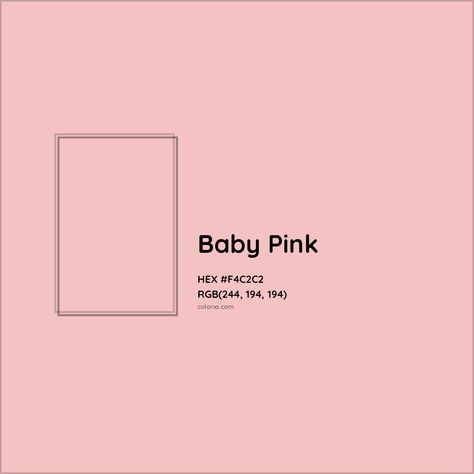 About Baby Pink - Color codes, similar colors and paints Pink Opposite Color, Baby Pink Color Palette, Pantone Color Guide, Color Generator, Rgb Color Codes, Hexadecimal Color, Rgb Color Wheel, Baby Pink Color, Invert Colors