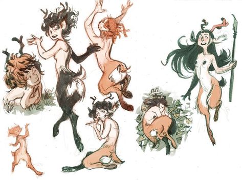 Digigrade Poses, Saytr Character Design, Satyr Poses, Satyr Character Design, Faun Drawing, Faun Character Design, Faun Oc, Satyr Oc, Idee Cosplay