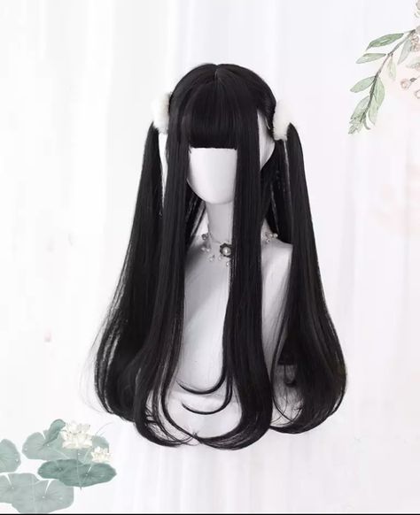 Kawaii Wigs, Anime Wigs, Cosplay Hair, Kawaii Hairstyles, Hair Up Styles, Anime Hair, Hair Reference, Kawaii Shop, Dream Hair