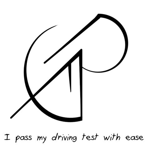 Sigils For Passing Exams, Sigil For Passing Exams, I Will Pass My Driving Test, Pass My Driving Test, Sigil Athenaeum, Sun Witch, Pass My Exams, Witch Symbols, Astrology Meaning