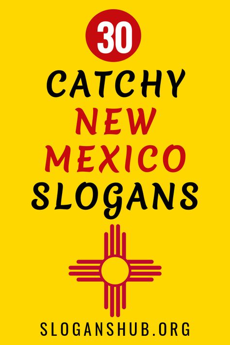 New Mexico state slogans focus especially on attracting tourists, and as you will see, some are more or less serious in this endeavor: https://sloganshub.org/new-mexico-slogans/  If you know any other slogan you can comment below. #USStates #AmericanStaes #NewMexicoState #NewMexicoStateSlogans Mexico Quotes, New Mexico Chile, New Mexico Flag, Mexican Quotes, Wifi Names, Some Interesting Facts, American States, Taos New Mexico, New Mexico Usa