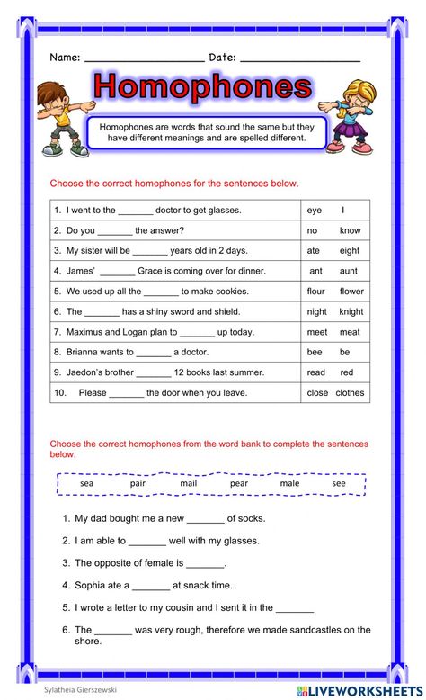 Homophones Worksheets 2nd Grade, Grade Seven English Worksheets, Homonyms Activities 3rd Grade, Homophones Worksheets For Grade 2, Homonyms Worksheet Grade 3, Homophones Worksheets For Grade 3, English Worksheet Grade 3, Homonyms Worksheet, Homonyms Activities