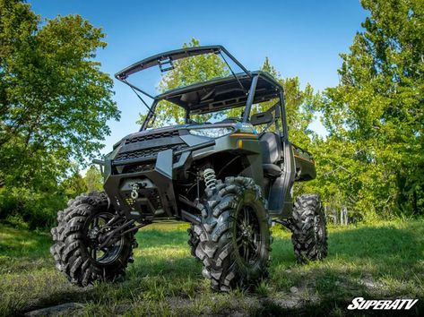 We’re going beyond the standard stuff like windshields, doors, mirrors, and lights. If you want to go big and ride hard, you need these upgrades. Texas Edition, Polaris Ranger Xp 1000, Gear Reduction, Atv Accessories, Atv Quads, Polaris Ranger, Truck Accessories, Lifted Trucks, Truck Driver