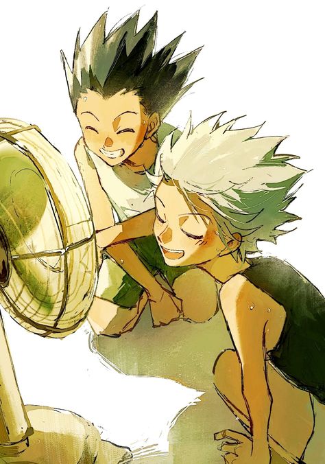 Aged Up Killua And Gon, Hxh Gon And Killua, Gon And Killua Wallpapers, Gon Hunter X Hunter, Killua X Gon, Gon X Killua, Hxh Fanart, Hunter X Hunter Manga, Killua And Gon