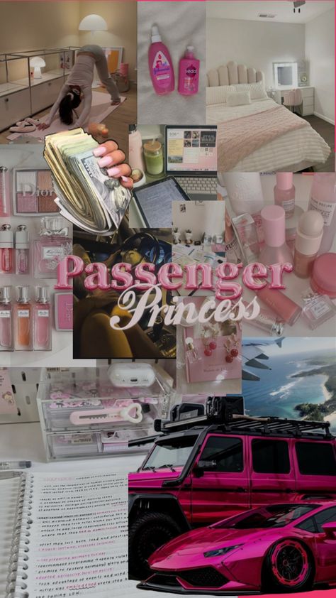 Vision board featuring travel, pink products and trinkets, plus money Travel Moments, Financial Freedom, Enjoy Life, Make Money Online, Passenger, How To Make Money, Star Wars, In This Moment