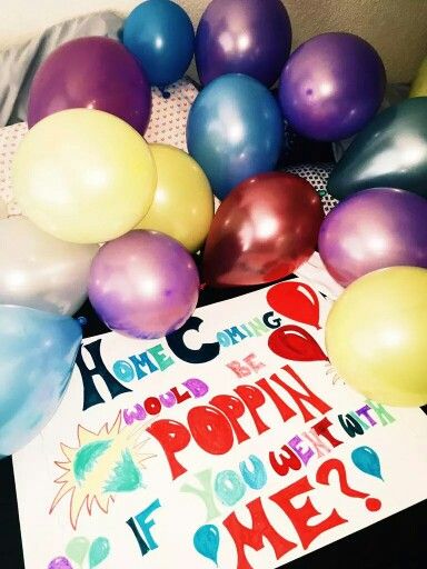 Dance invite homecoming promposal balloons popping poppin Balloon Promposal, Prom Asks, Sadies Proposals, Hoco Proposal Ideas, Sadie Hawkins Proposals, Prom Posals, Formal Proposal, Sadies Proposal, Sadies Dance