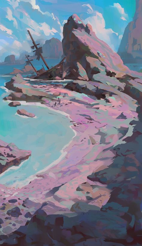 ArtStation - Environment sketches 01, Slawek Fedorczuk Concept Art Landscape, Environment Sketch, Environment Painting, Landscape Concept, Lukisan Cat Air, Fantasy Art Landscapes, Landscape Illustration, Environment Design, 판타지 아트