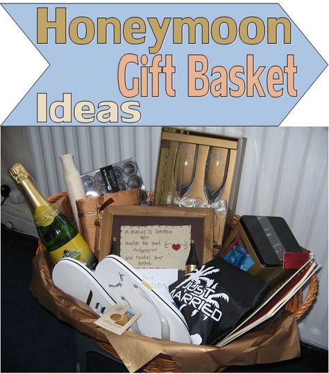 Here is a large list of honeymoon gift basket ideas, to give you some inspiration for a fun and unique wedding gift or bridal shower gift. Honeymoon Gift Basket Ideas, Honeymoon Gift Baskets, Honeymoon Basket, Beach Gift Basket, Travel Gift Basket, Honeymoon Shower, Honeymoon Gift, Honeymoon Gifts, Great Wedding Gifts