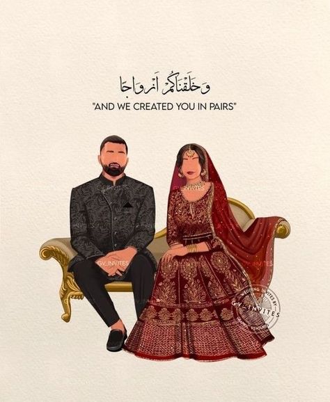 CUSTOMIZE your own wedding illustration | #wedding #portrait #illustration #weddingday #affiliate Muslim Wedding Couple Illustration, Nikah Illustration, Muslim Wedding Caricature, Couple Wedding Illustration, Bride Cartoon, Wedding Cards Images, Wedding Illustration Card, Couple Illustration Wedding, Bride And Groom Cartoon