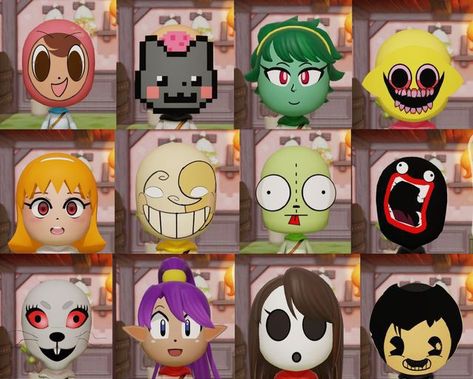 Cute Nintendo Miis, Miitopia Characters Codes, Miitopia Characters, Miitopia Access Key, Mii Characters Aesthetic, Mii Characters, Cute Easy Animal Drawings, Tomodachi Life, Characters Aesthetic