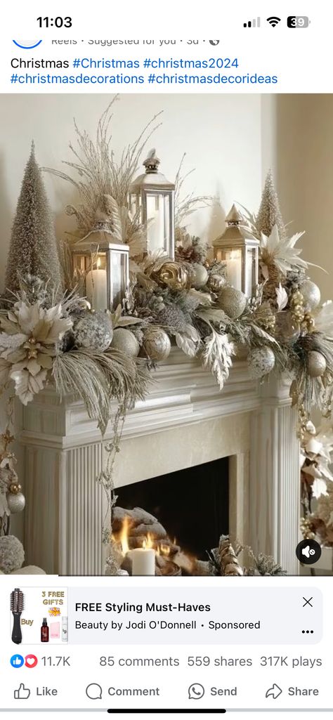 All Season Mantle Decor, Christmas Mantel Decorating Ideas Simple, Christmas Mantel Decorating Ideas, Christmas Mantles, Mantel Decorating Ideas, Mantel Decorating, Christmas Mantel, Christmas Mantel Decorations, Fun Christmas Decorations