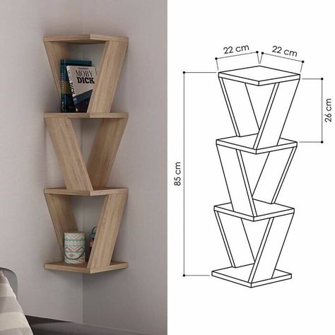 Rope Shelf, Home Decor Shelves, Interior Design Per La Casa, Corner Decor, Dekor Diy, Seni Dan Kraf, Wall Shelves Design, Shelf Bookcase, Bookshelves Diy